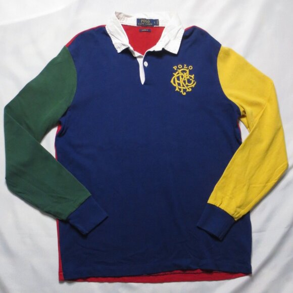 Polo by Ralph Lauren Colorblock Rugby Shirt - Picture 1 of 8